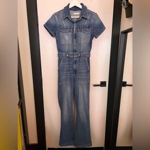 Good American denim jumpsuit